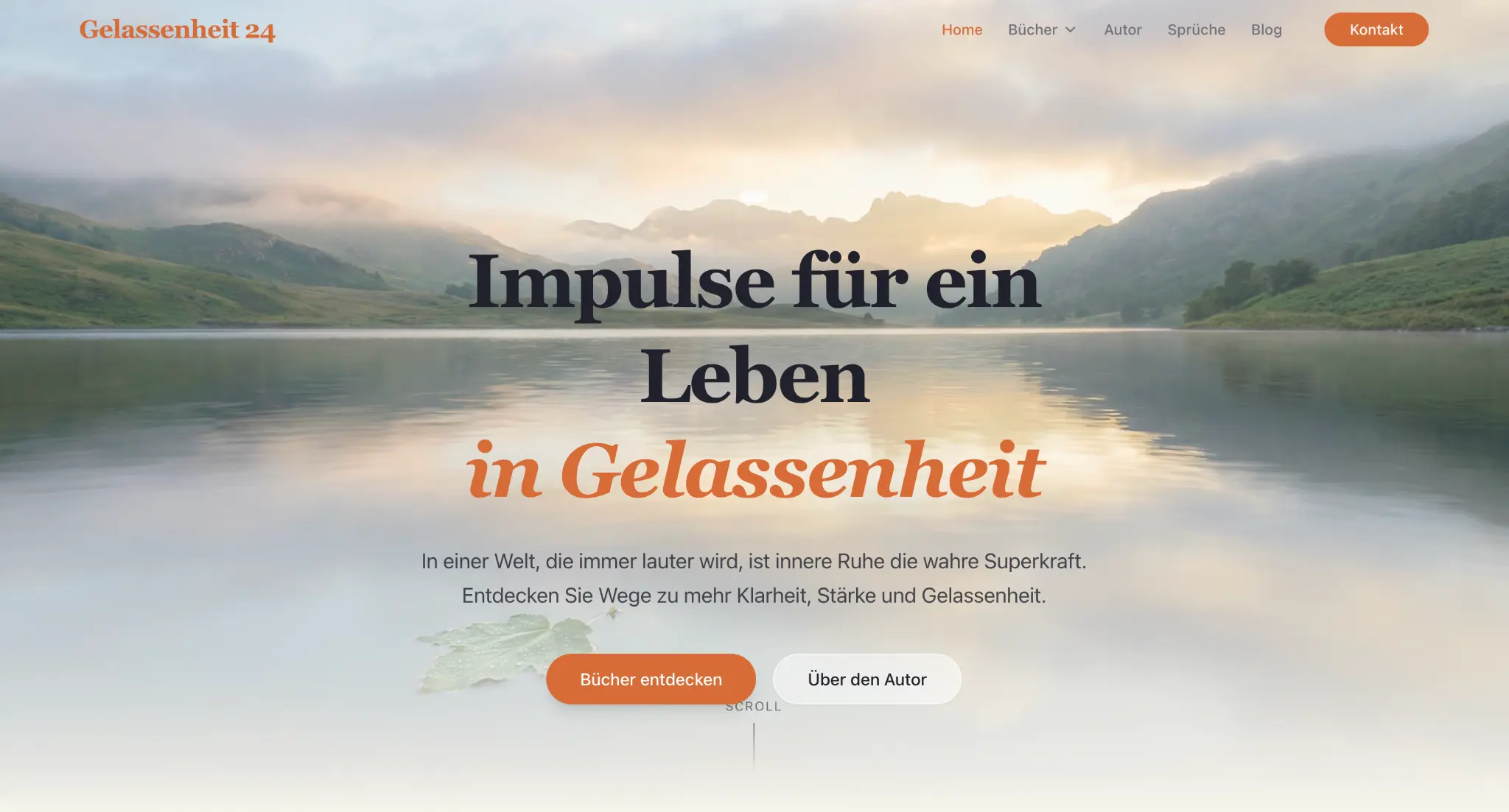 Gelassenheit 24 Website